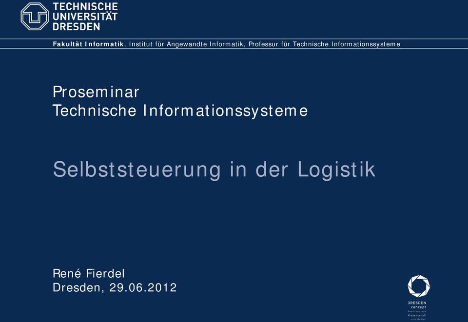 Informationssysteme Proseminar Technische