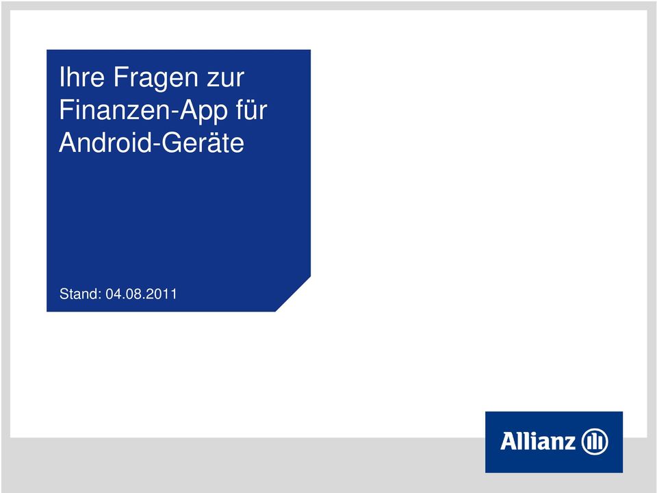 Android-Geräte