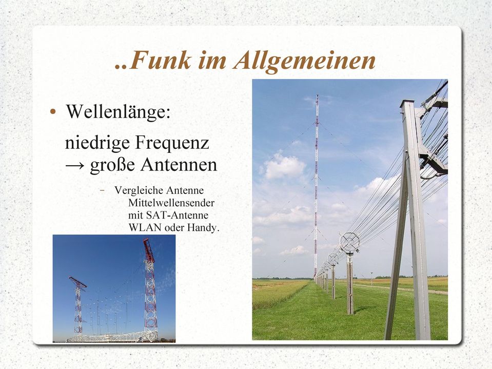 Vergleiche Antenne