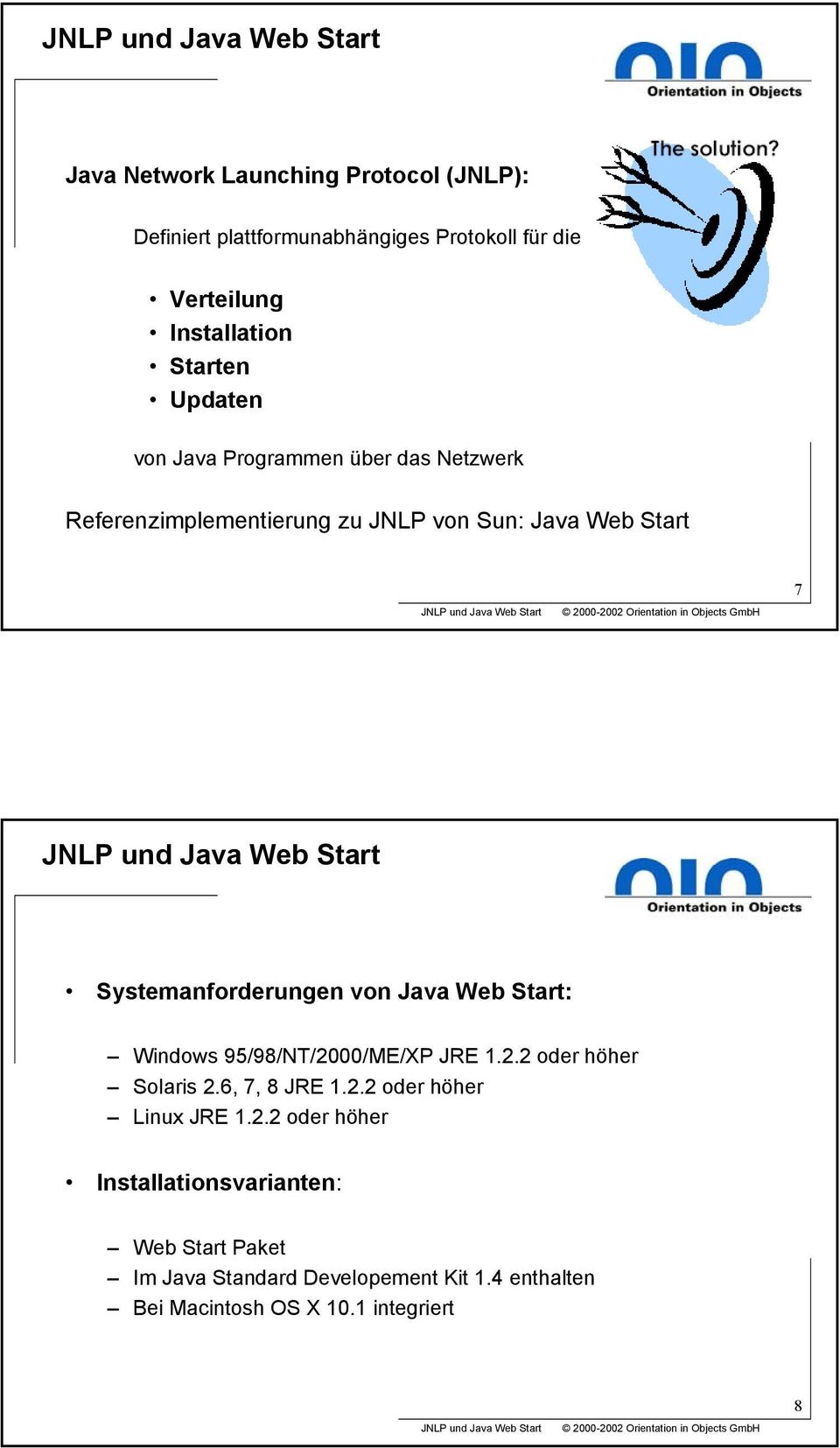 von Java Web Start: Windows 95/98/NT/20