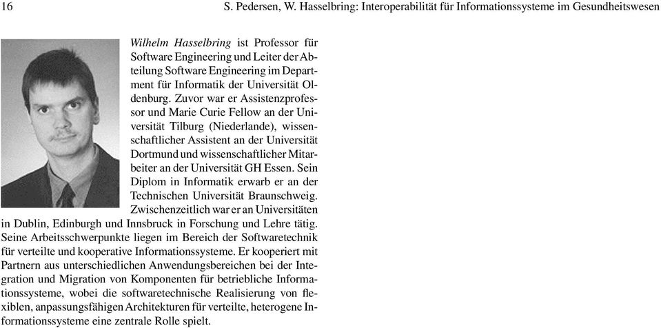 Informatik der Universität Oldenburg.