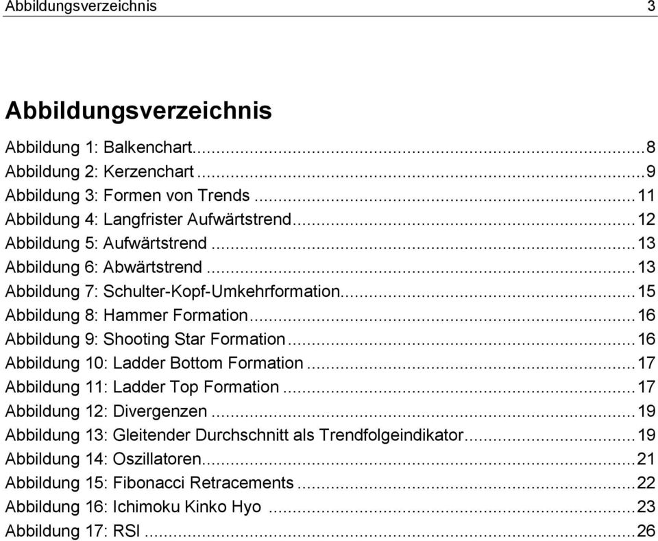 .. 15 Abbildung 8: Hammer Formation... 16 Abbildung 9: Shooting Star Formation... 16 Abbildung 10: Ladder Bottom Formation... 17 Abbildung 11: Ladder Top Formation.