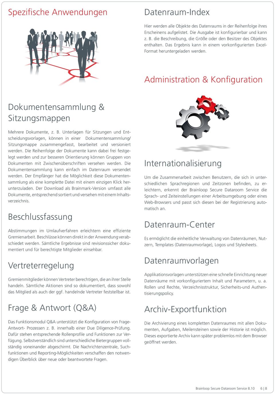 Administration & Konfiguration Dokumentensammlung & Sitzungsmappen Mehrere Dokumente, z. B.