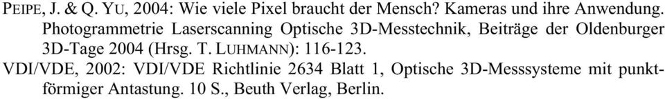 3D-Tage 2004 (Hrsg. T. LUHMANN): 116-123.