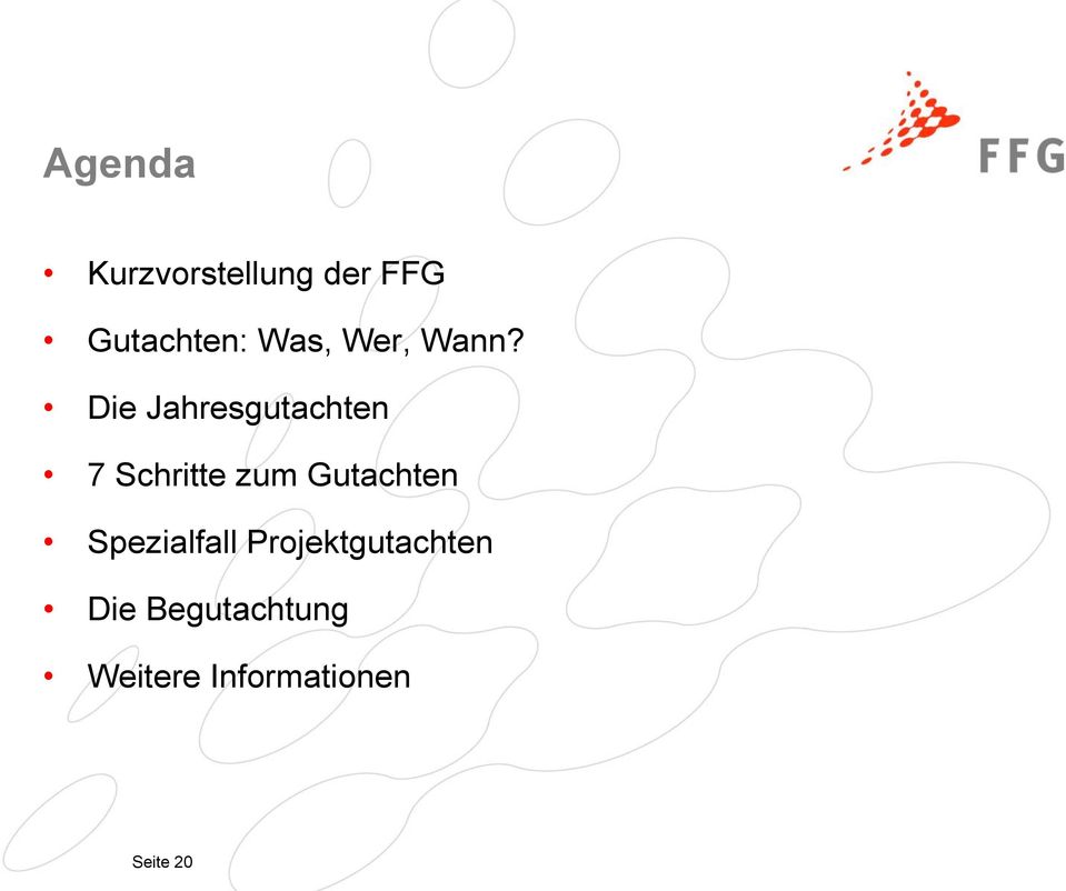 Die Jahresgutachten 7 Schritte zum Gutachten