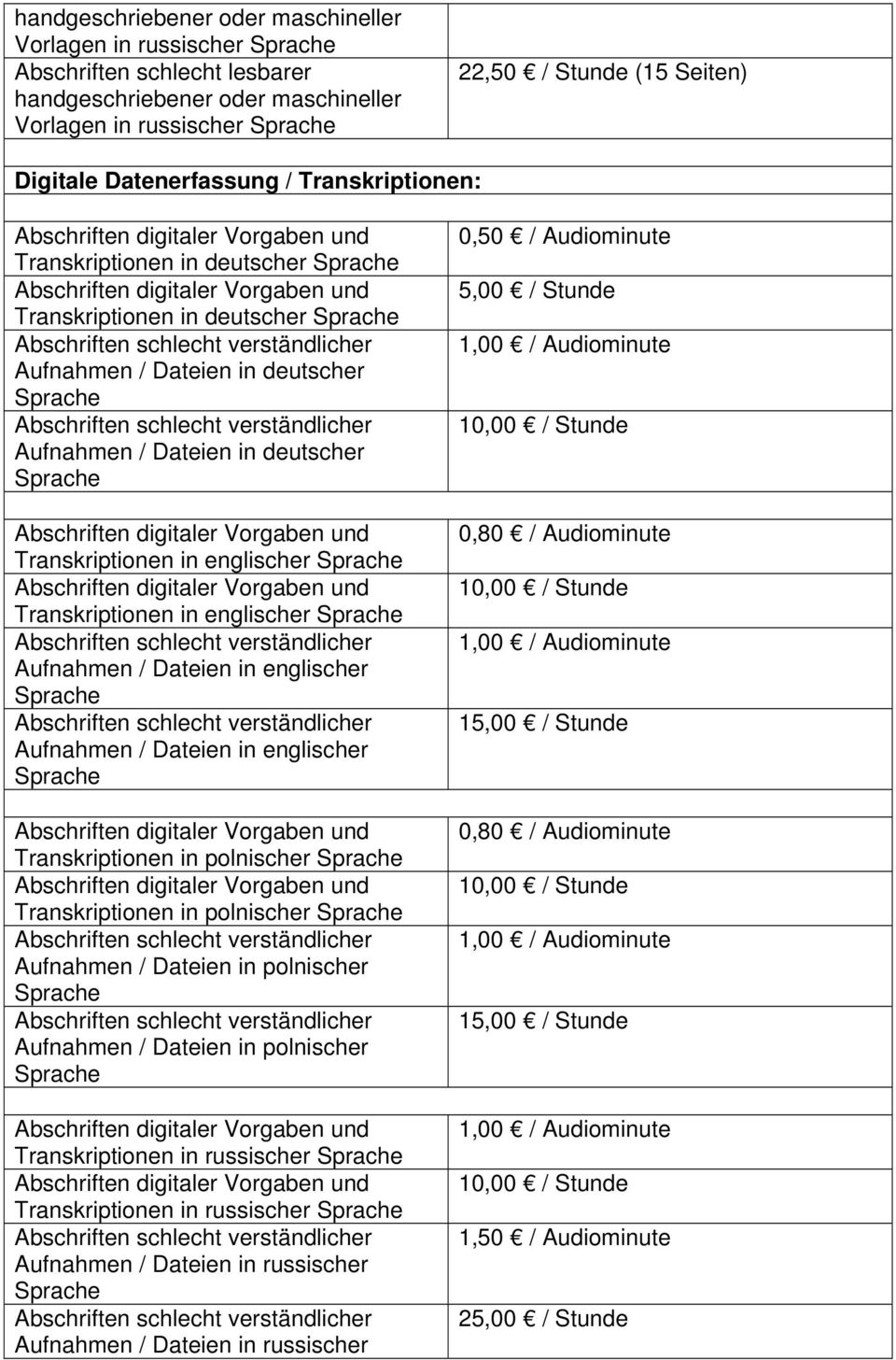 Transkriptionen in polnischer Transkriptionen in polnischer Aufnahmen / Dateien in polnischer Aufnahmen / Dateien in polnischer Transkriptionen in russischer Transkriptionen in