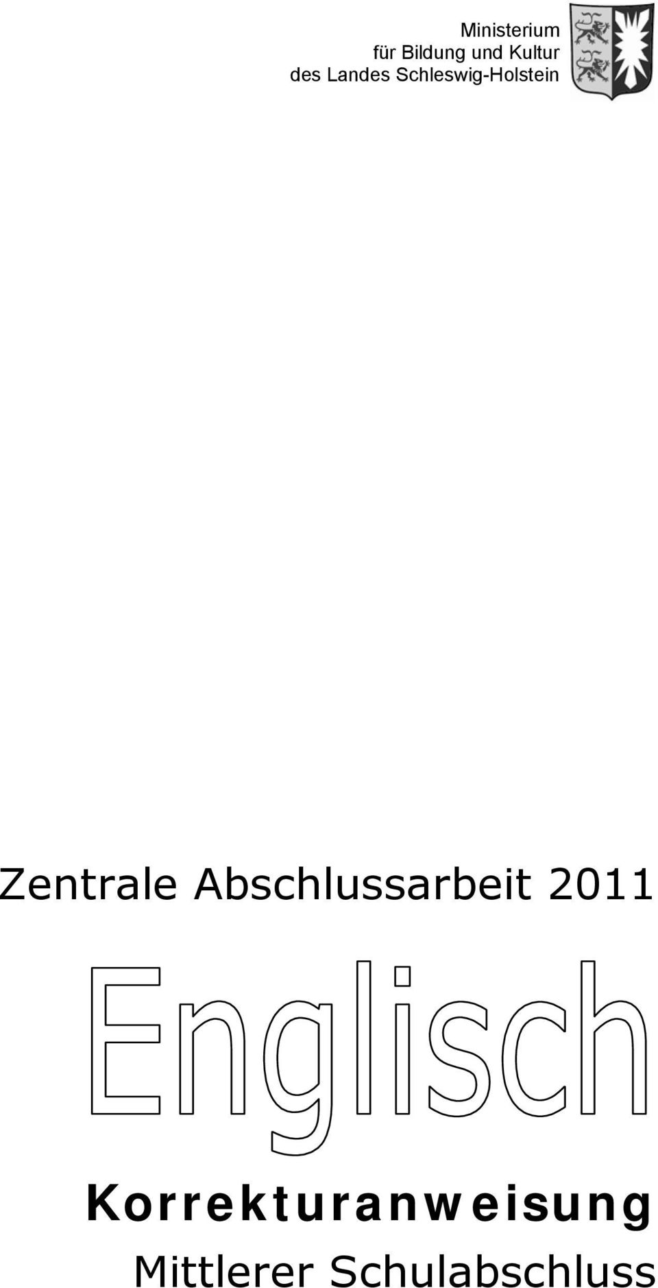 Zentrale Abschlussarbeit 2011