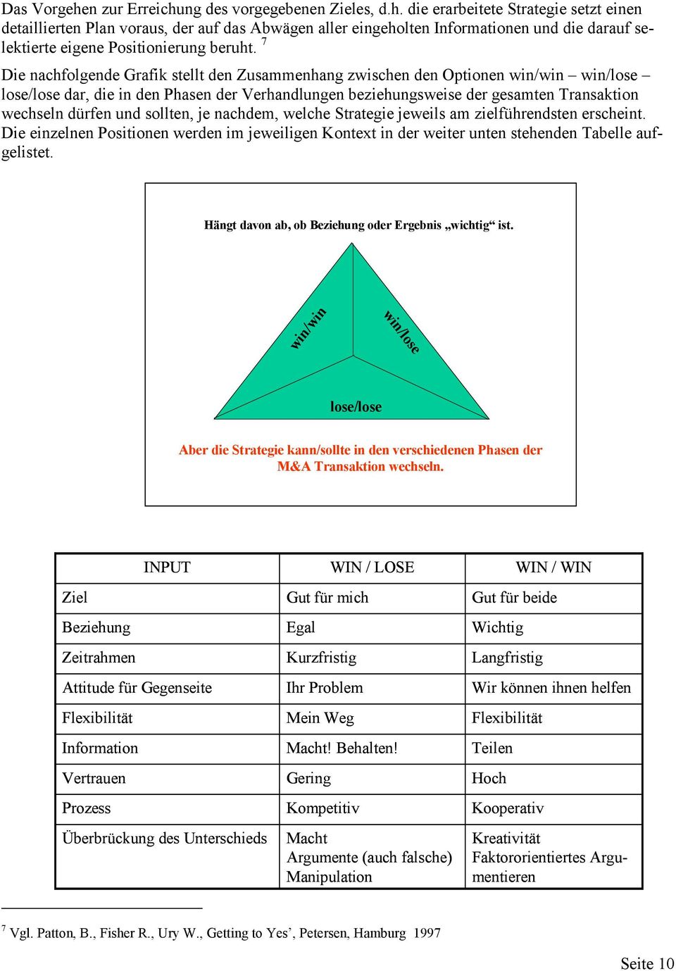 und sollten, je nachdem, welche Strategie jeweils am zielführendsten erscheint. Die einzelnen Positionen werden im jeweiligen Kontext in der weiter unten stehenden Tabelle aufgelistet.