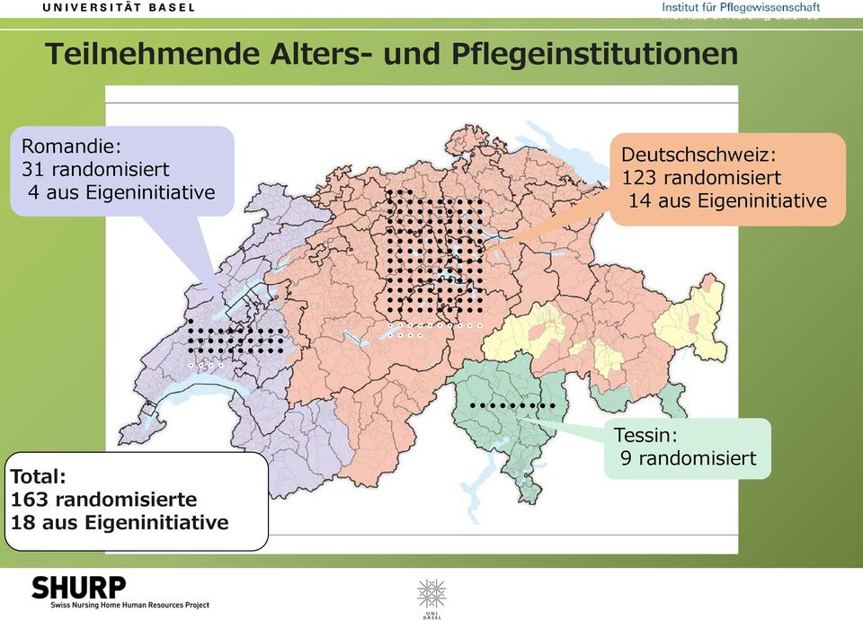 123 randomisiert 14 aus Eigeninitiative Total: 163