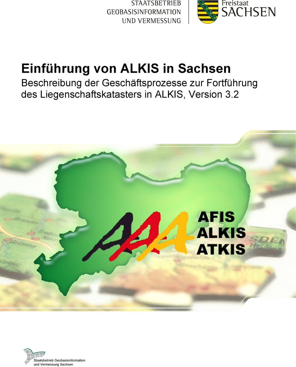 Liegenschaftskatasters in ALKIS, Version 3.