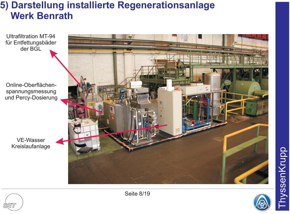 Entfettungsbäder der BGL