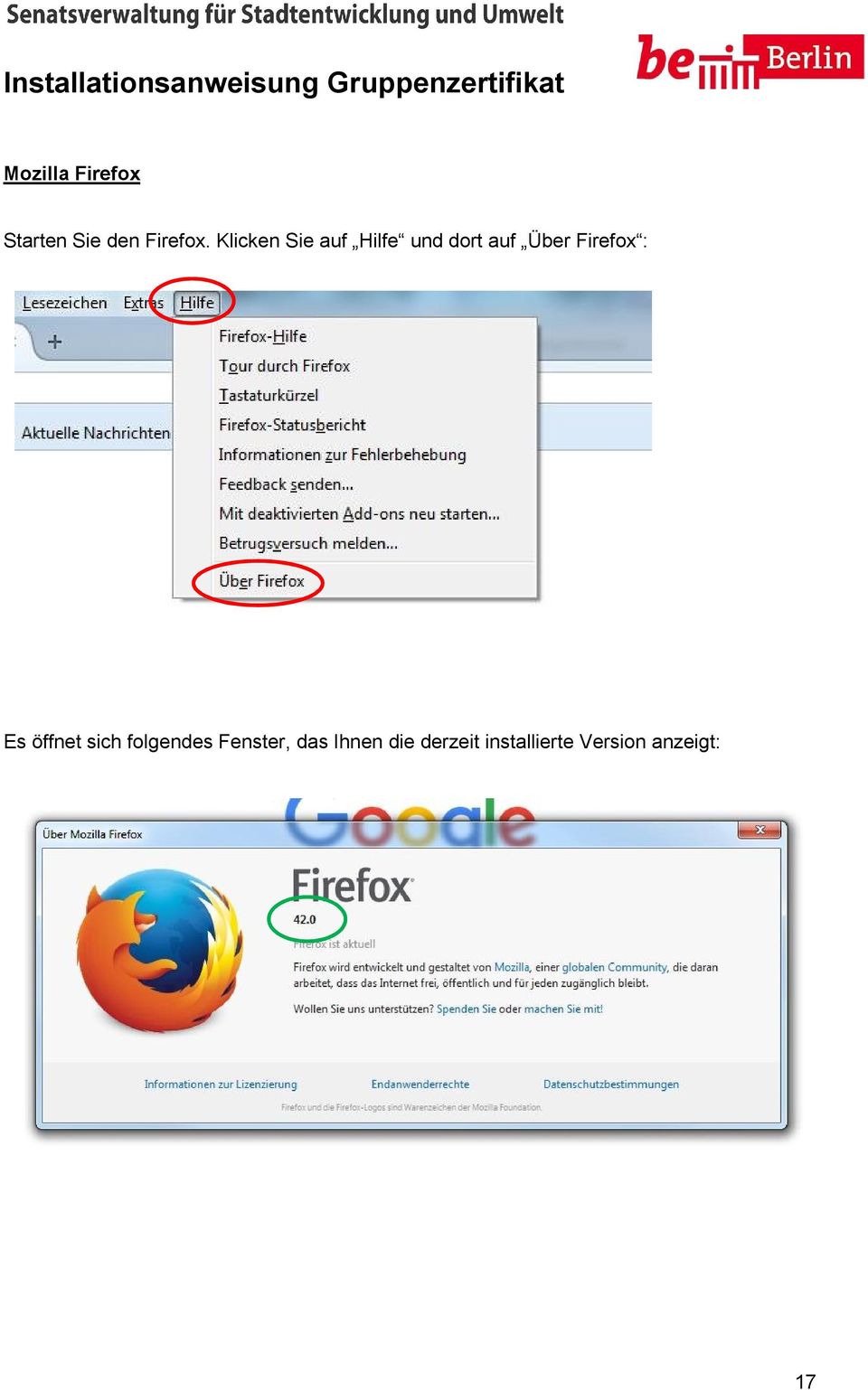 Firefox : Es öffnet sich folgendes Fenster,