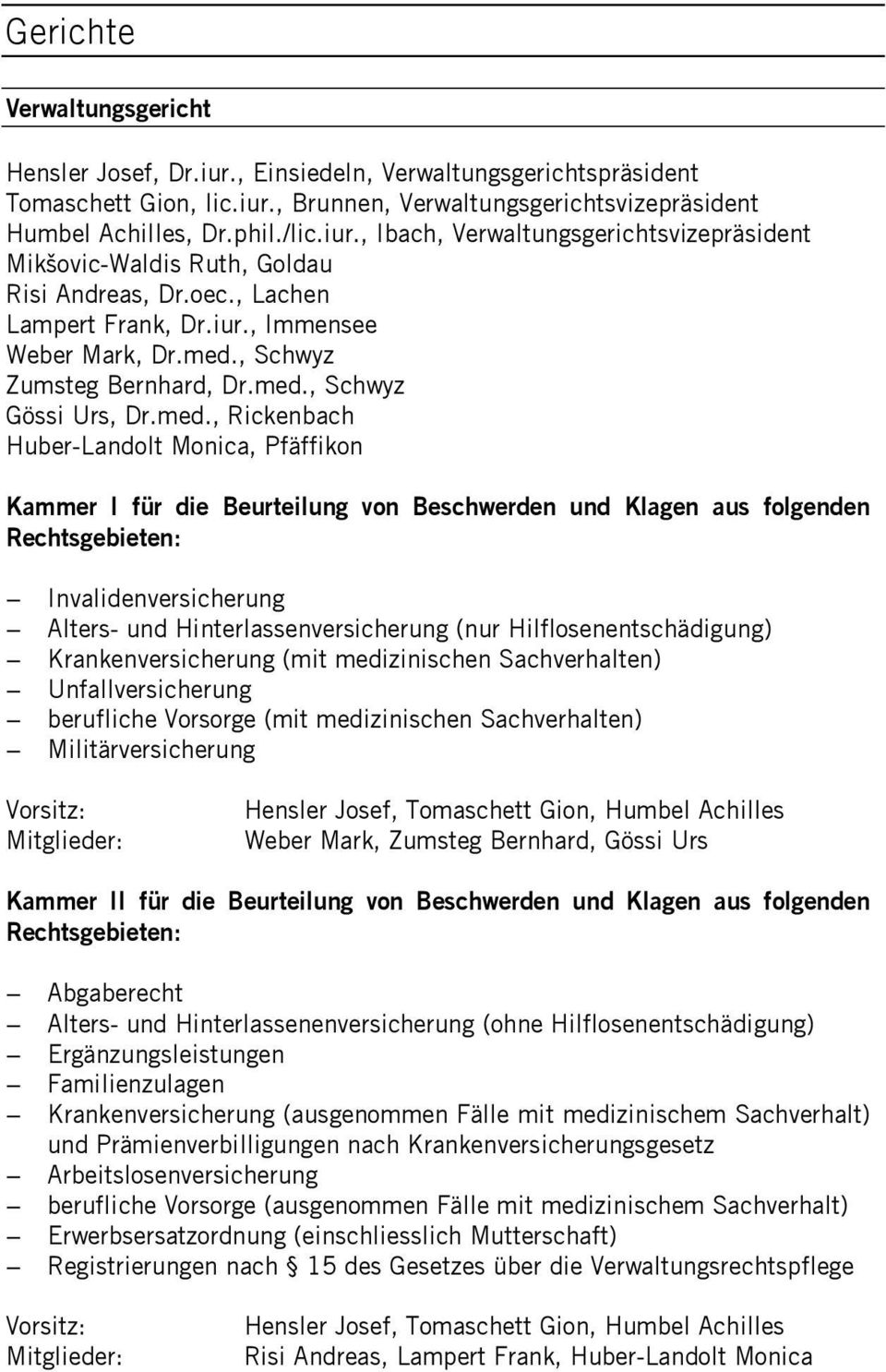 , Schwyz Zumsteg Bernhard, Dr.med.
