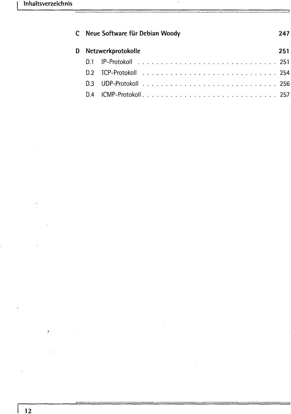 1 IP-Protokoll 251 D.