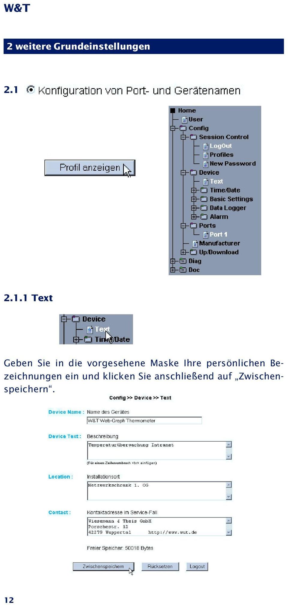 Geben Sie in die vorgesehene Maske Ihre persönlichen