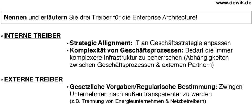 Geschäftsprozessen: Bedarf die immer komplexere Infrastruktur zu beherrschen (Abhängigkeiten zwischen