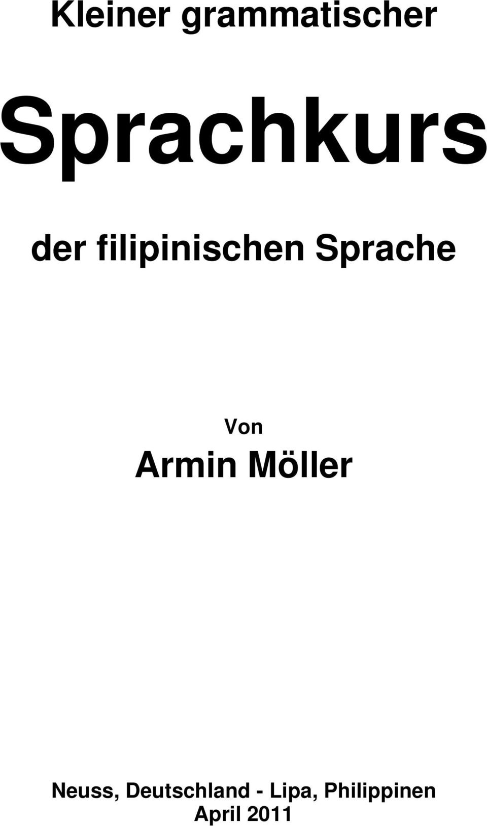 Sprache Von Armin Möller Neuss,
