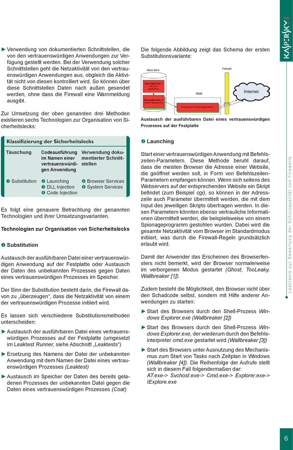 So können über diese Schnittstellen Daten nach außen gesendet werden, ohne dass die Firewall eine Warnmeldung ausgibt.