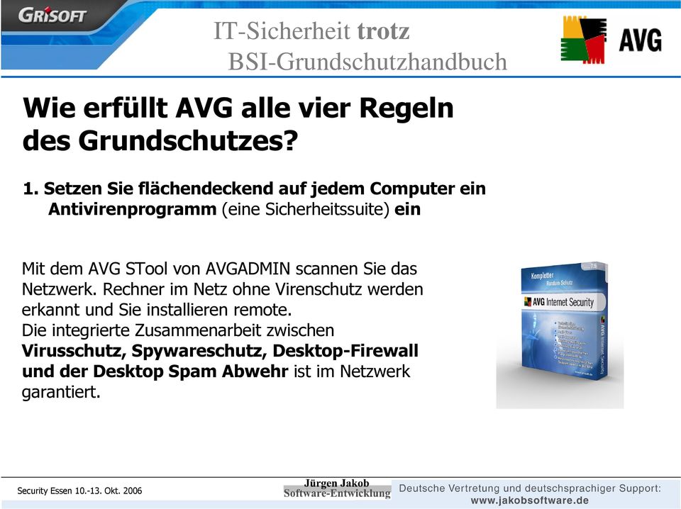 AVG STool von AVGADMIN scannen Sie das Netzwerk.