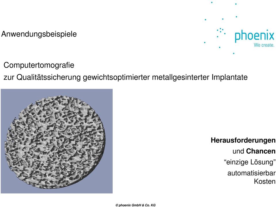 metallgesinterter Implantate