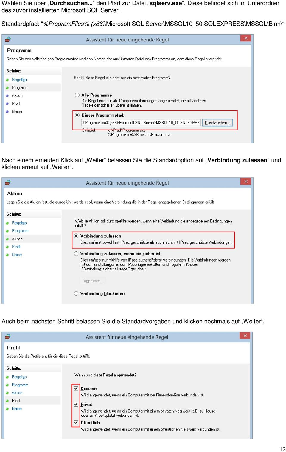 Standardpfad: %ProgramFiles% (x86)\microsoft SQL Server\MSSQL10_50.