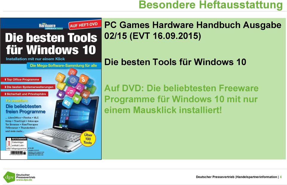 2015) Die besten Tools für Windows 10 Auf DVD: Die beliebtesten