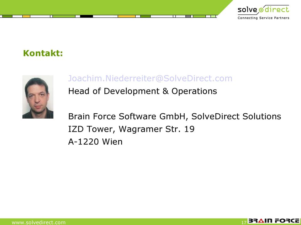 Force Software GmbH, SolveDirect Solutions