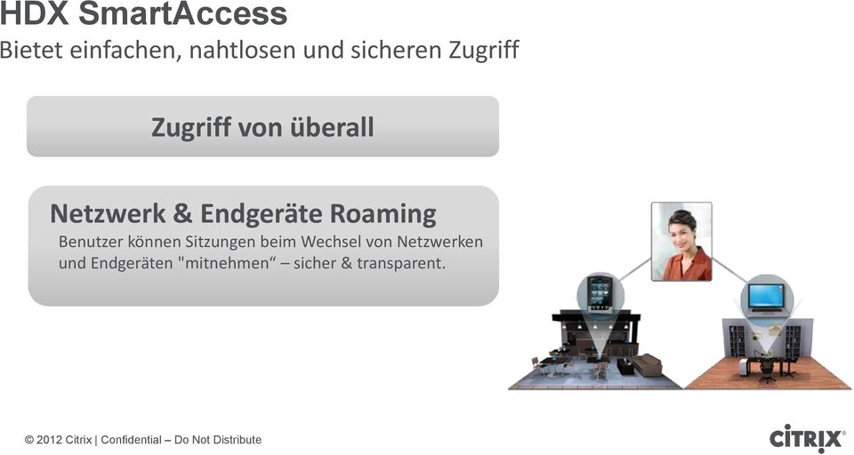 Endgeräte Roaming Benutzer können Sitzungen beim