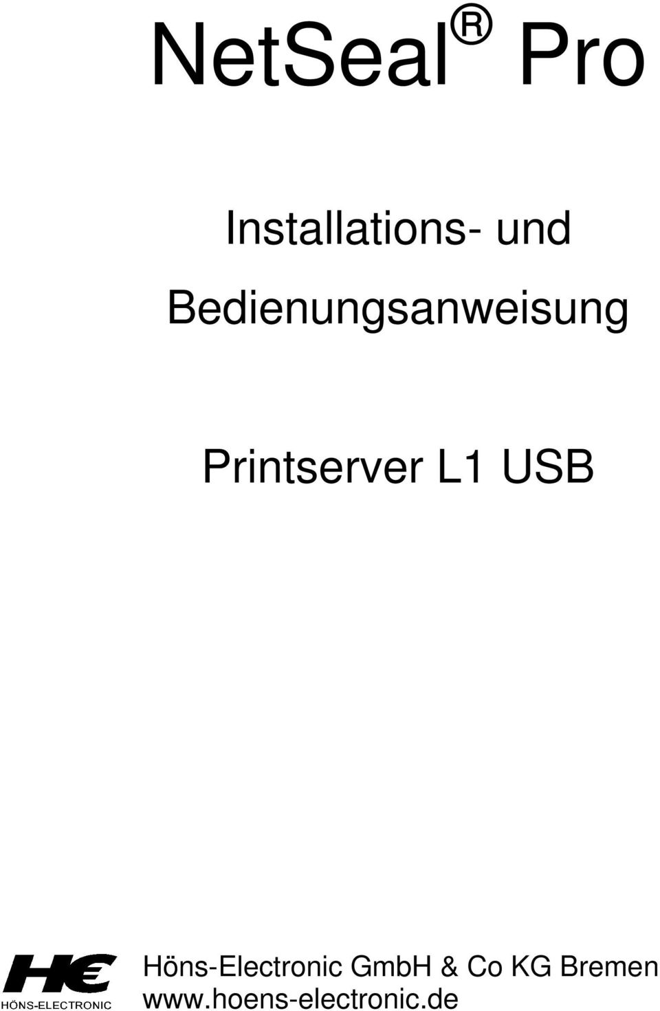 L1 USB Höns-Electronic GmbH & Co