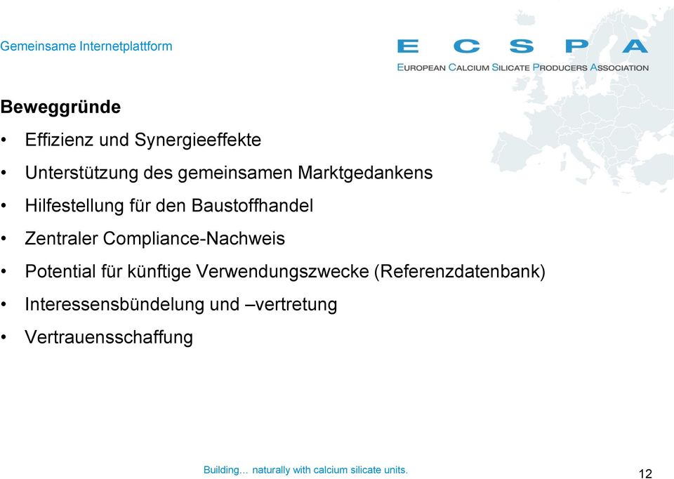 Baustoffhandel Zentraler Compliance-Nachweis Potential für künftige