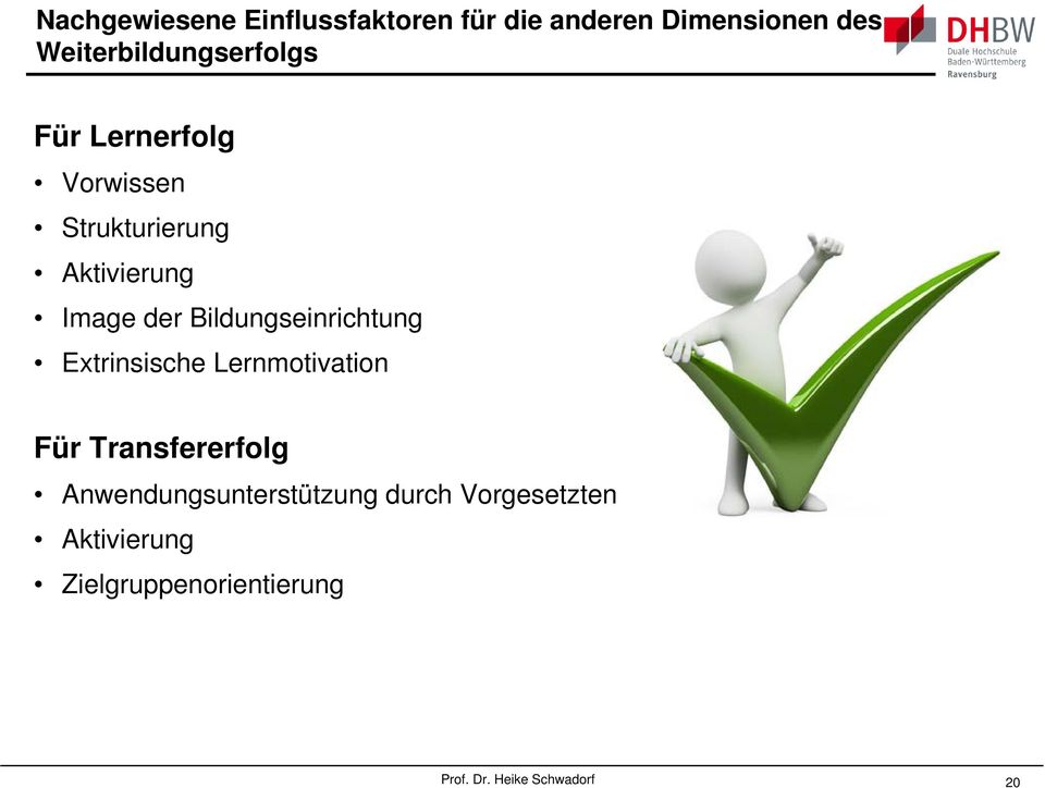 der Bildungseinrichtung Extrinsische Lernmotivation Für Transfererfolg