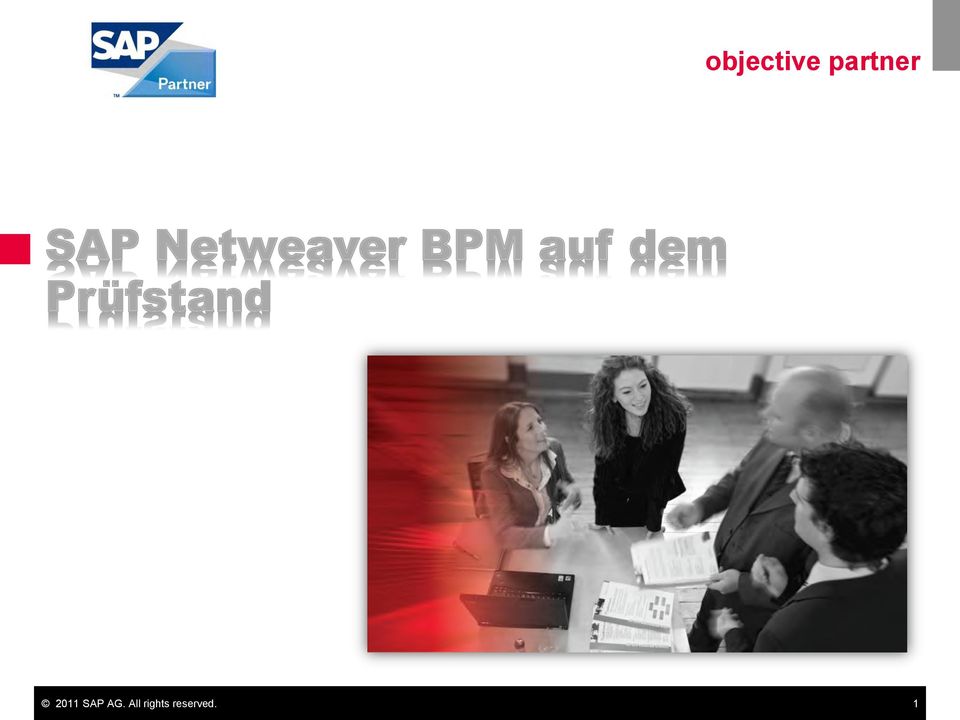 Prüfstand 2011 SAP AG.