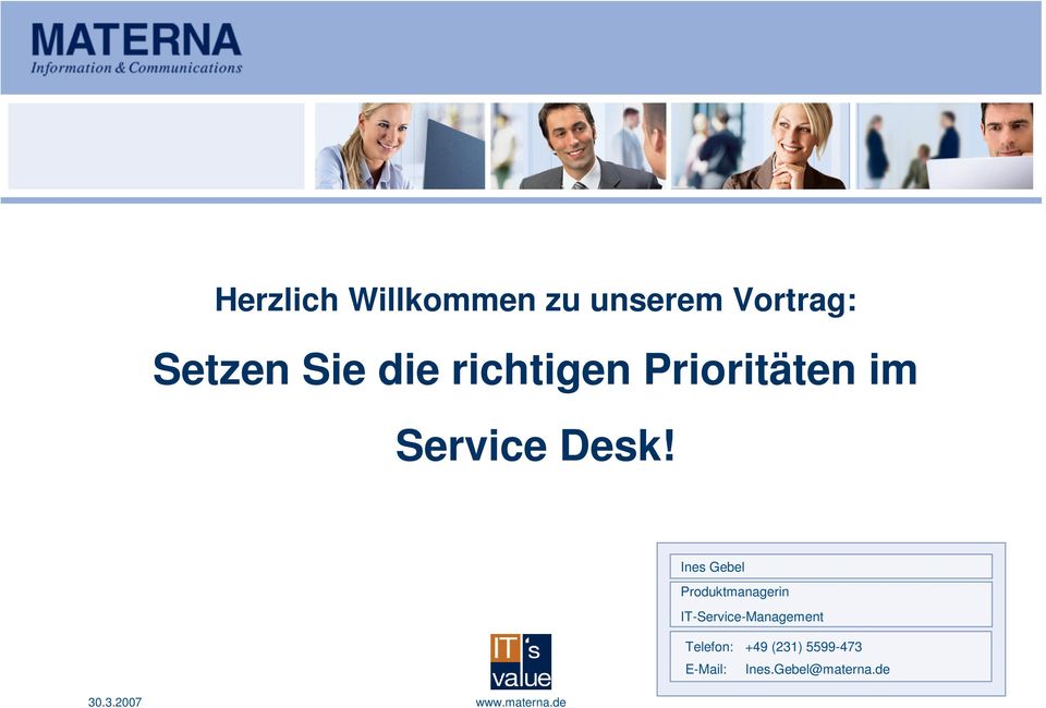 Ines Gebel Produktmanagerin IT-Service-Management