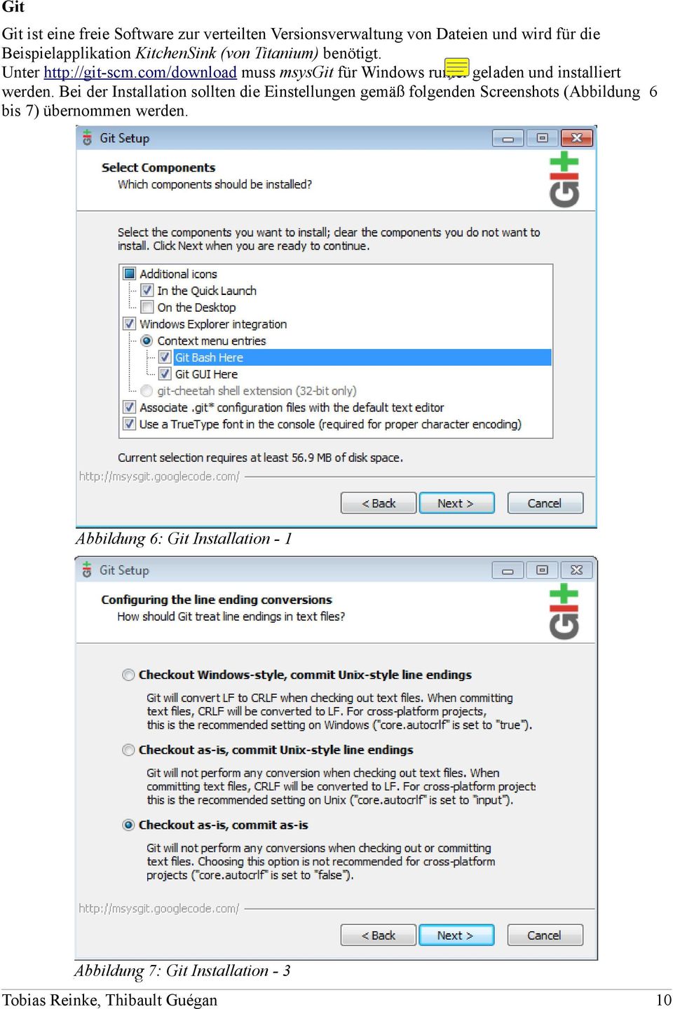 com/download muss msysgit für Windows runter geladen und installiert werden.