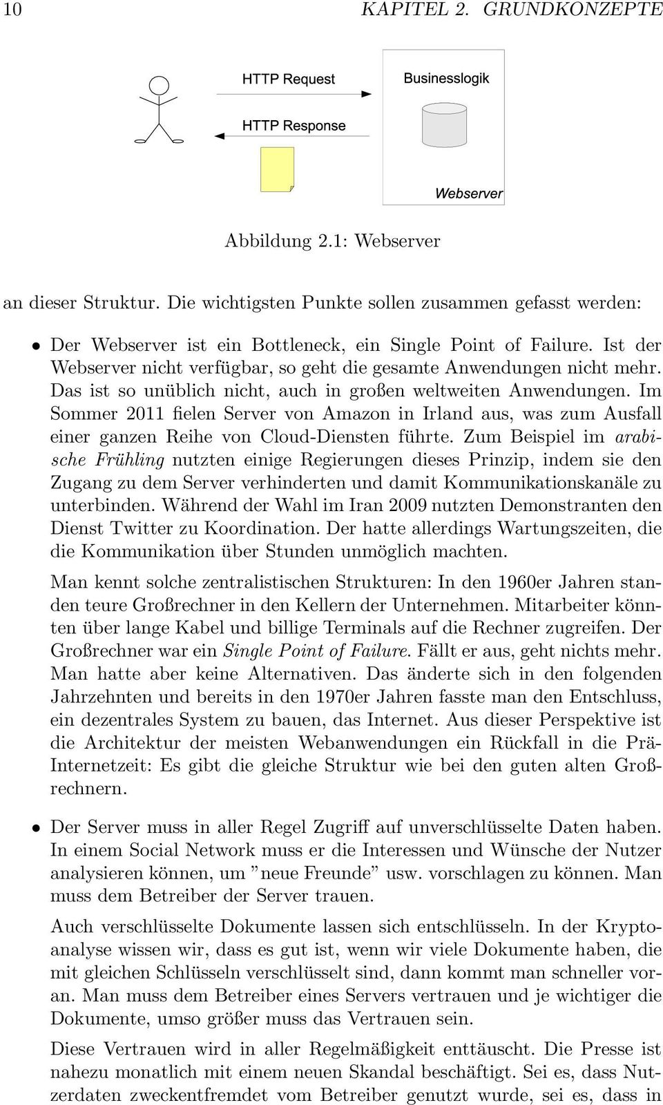 Im Sommer 2011 fielen Server von Amazon in Irland aus, was zum Ausfall einer ganzen Reihe von Cloud-Diensten führte.