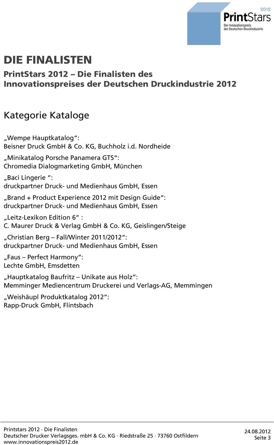 2012 mit Design Guide : druckpartner Druck- und Medienhaus GmbH, Essen Leitz-Lexikon Edition 6 : C. Maurer Druck & Verlag GmbH & Co.