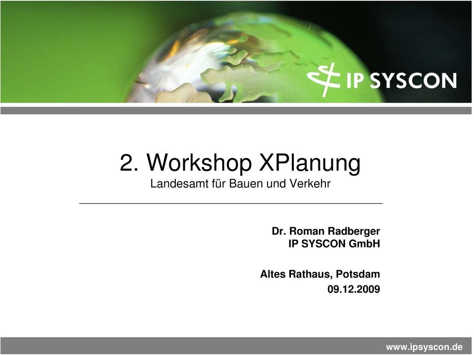 Roman Radberger IP SYSCON GmbH