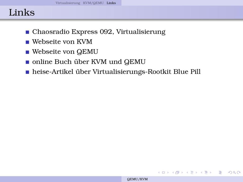 Webseite von QEMU online Buch über KVM und QEMU