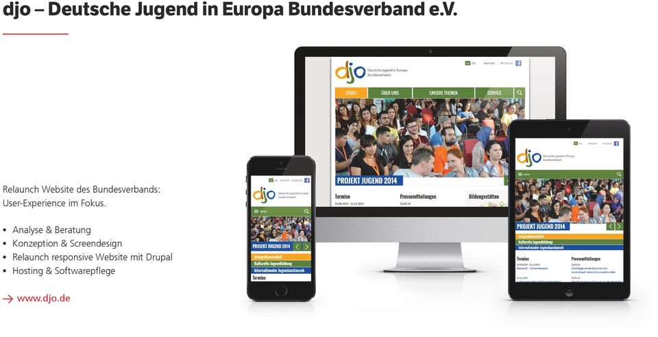 Relaunch Website des Bundesverbands: User-Experience im