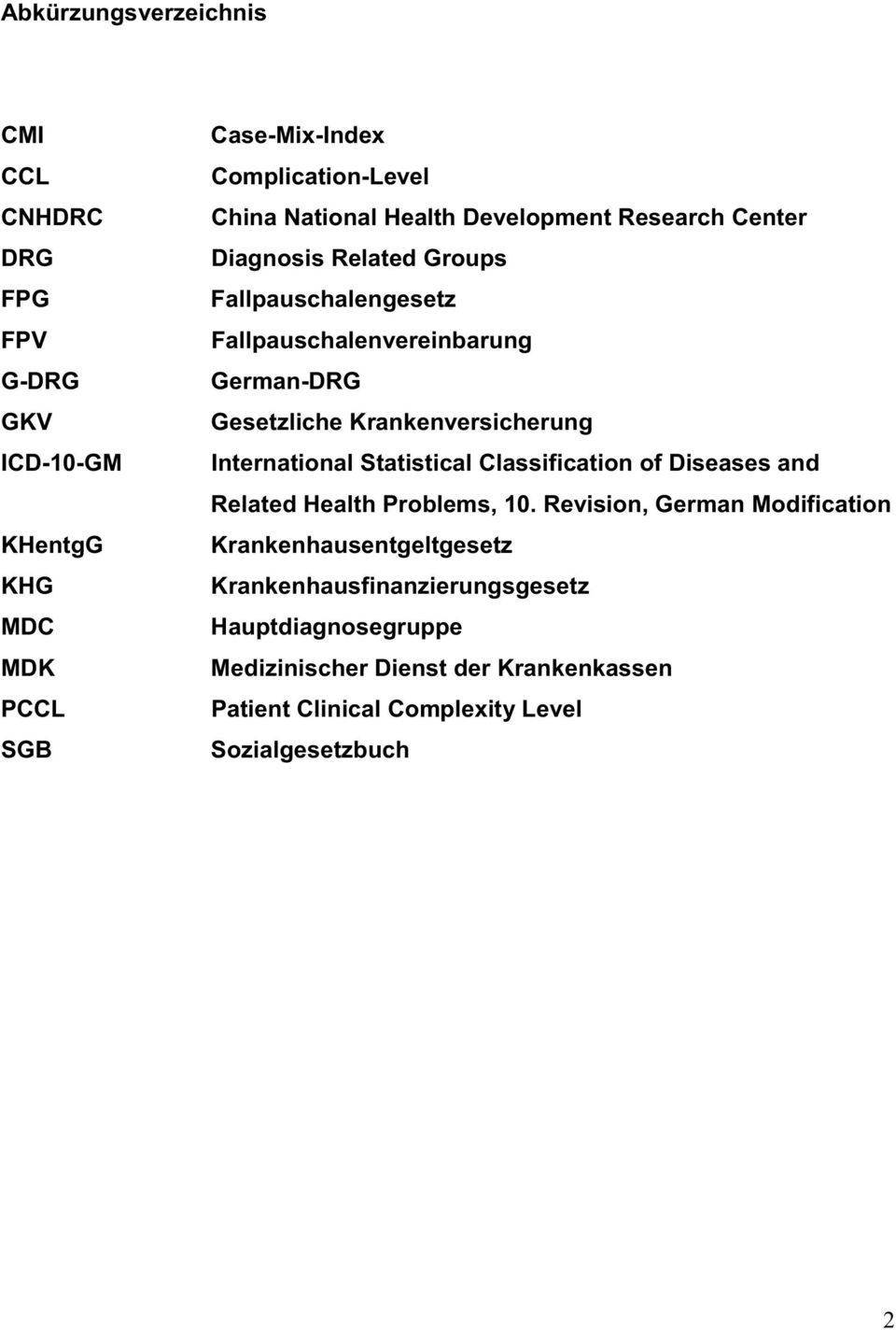 Krankenversicherung International Statistical Classification of Diseases and Related Health Problems, 10.