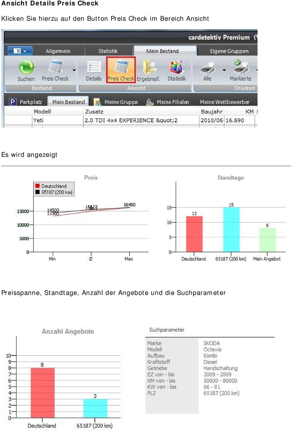 Bereich Ansicht Es wird angezeigt