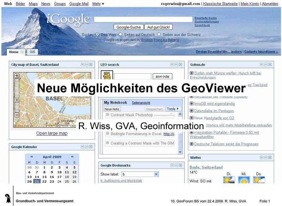 Wiss, GVA, Geoinformation 10.