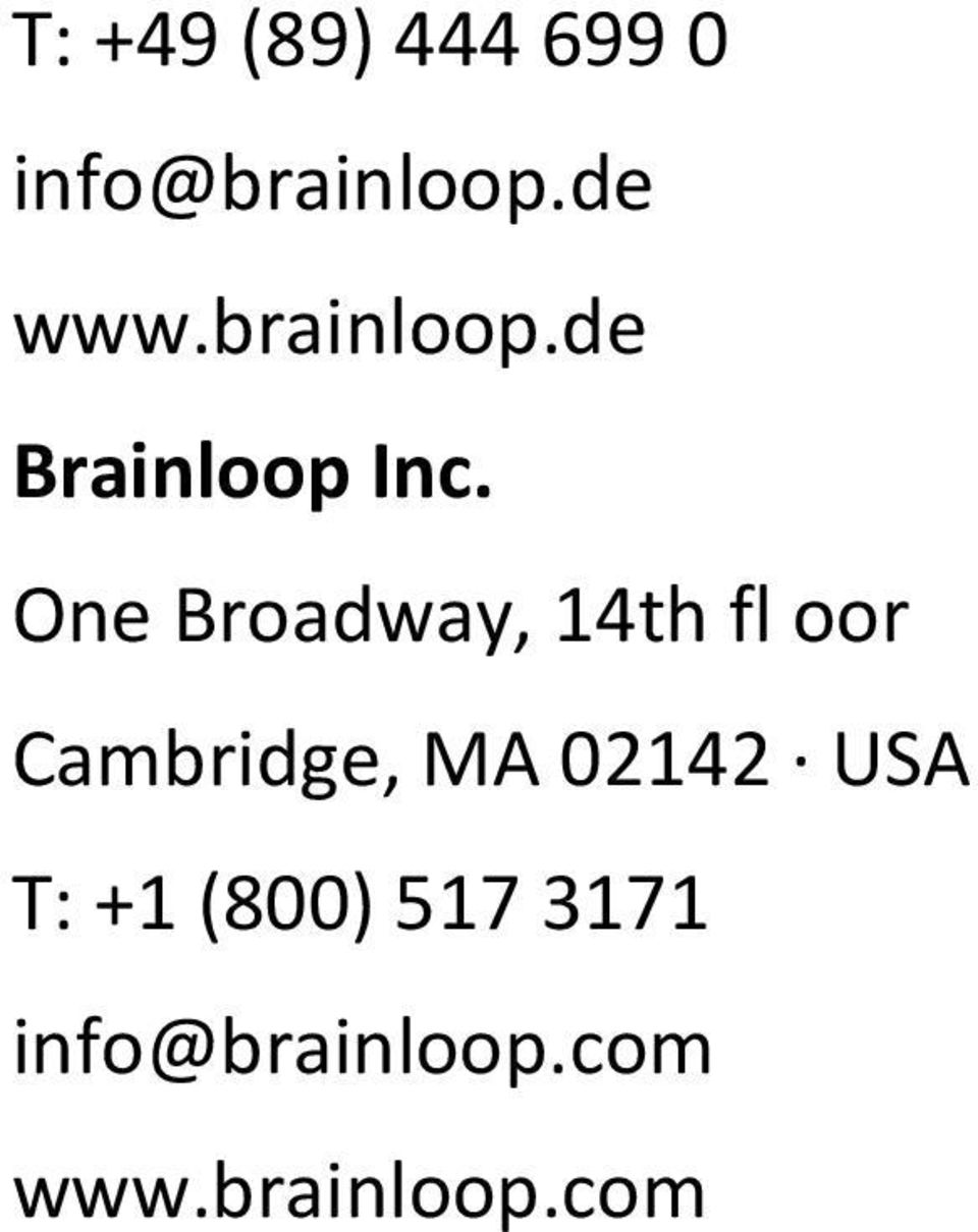 One Broadway, 14th fl oor Cambridge, MA