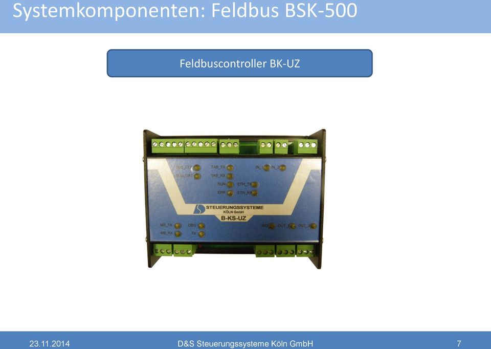 Feldbuscontroller BK-UZ