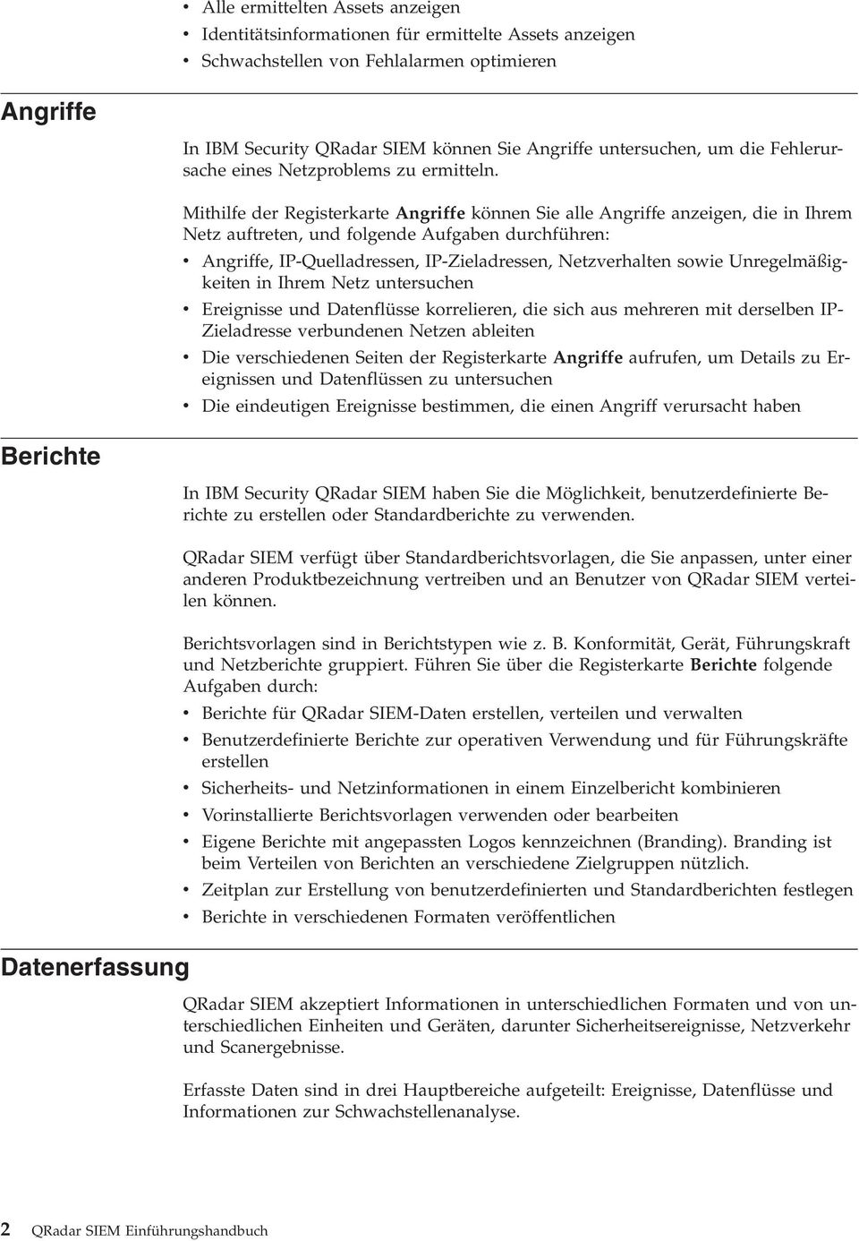 Mithilfe der Registerkarte Angriffe können Sie alle Angriffe anzeigen, die in Ihrem Netz auftreten, und folgende Aufgaben durchführen: Angriffe, IP-Quelladressen, IP-Zieladressen, Netzerhalten sowie