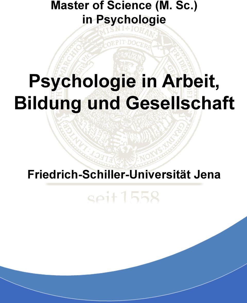 ) in Psychologie Psychologie in