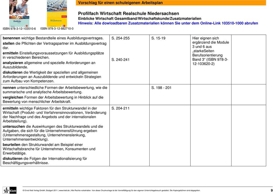 diskutieren die Wertigkeit der speziellen und allgemeinen Anforderungen an Auszubildende und entwickeln Strategien zum Aufbau von Kompetenzen.