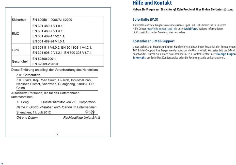 Weitere Informationen gibt s zusätzlich in der Anleitung des Herstellers.