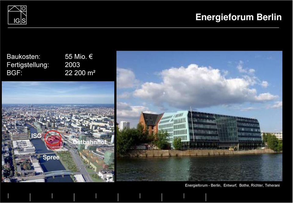 ISC Ostbahnhof Spree Energieforum -