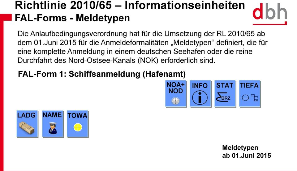 Juni 2015 für die Anmeldeformalitäten Meldetypen definiert, die für eine komplette Anmeldung in einem deutschen
